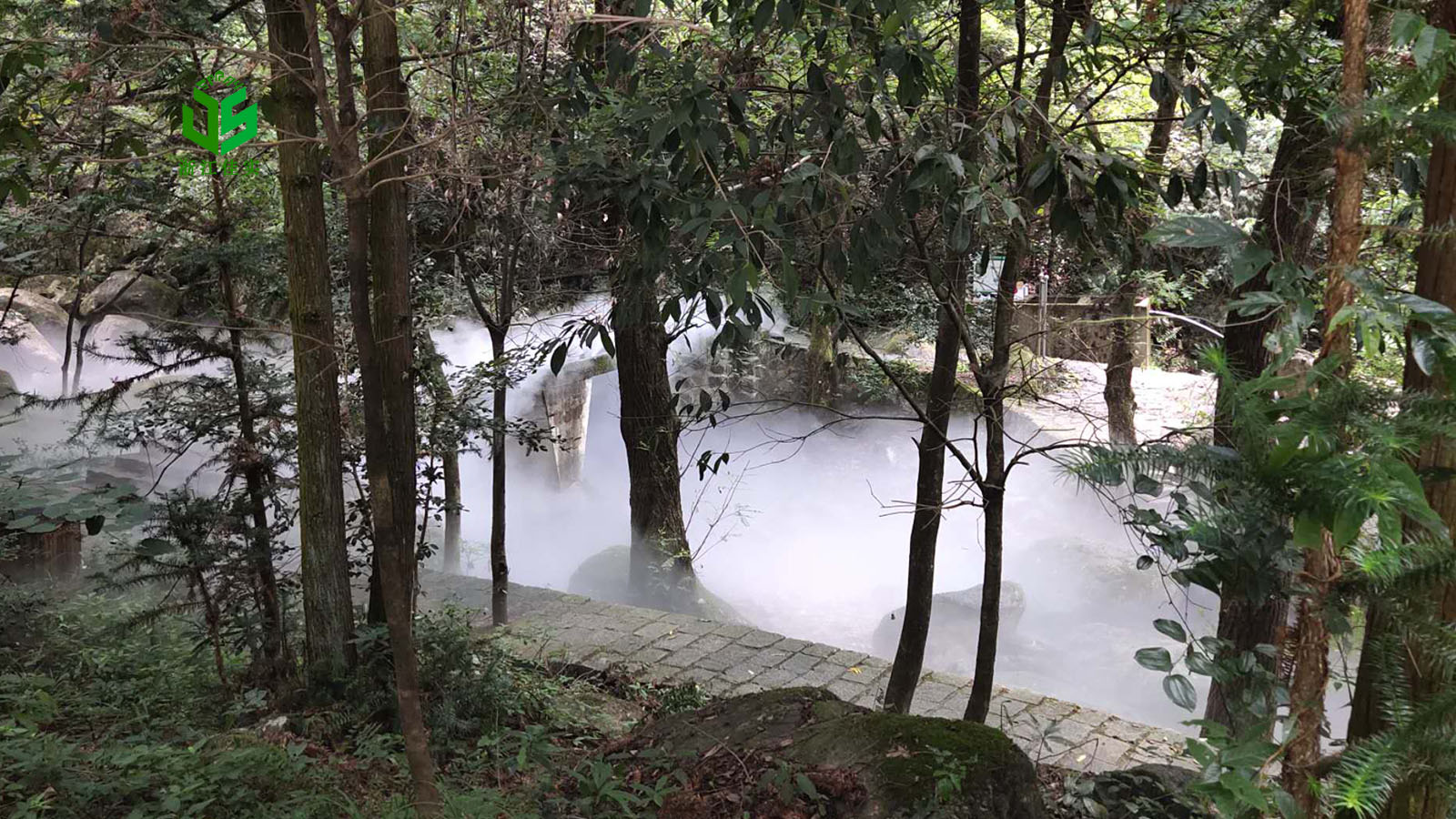 江苏休闲景观打造常用的喷雾造景人造雾雾森系统
